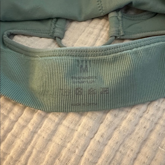 NVGTN One-Shoulder Green Sports Bra - Picture 4 of 4